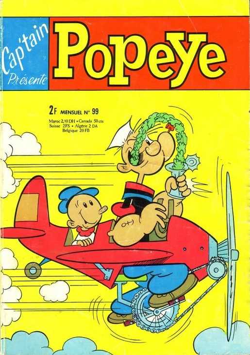 Scan de la Couverture Cap'tain Popeye n 99